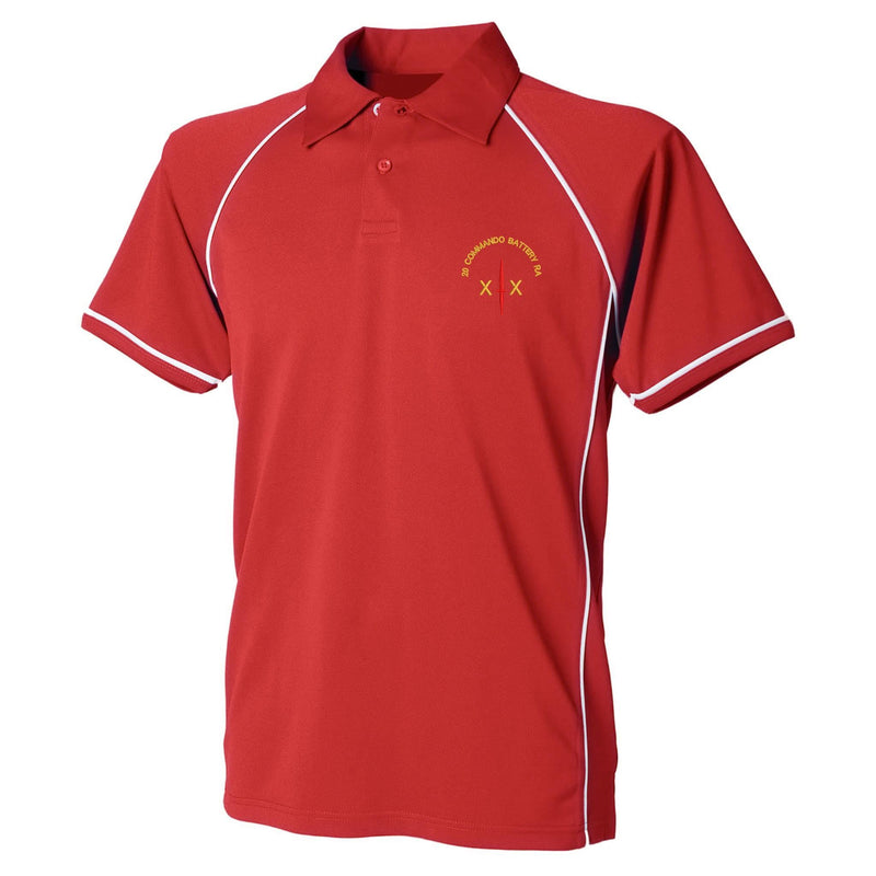 20 Commando Battery Royal Artillery Performance Polo