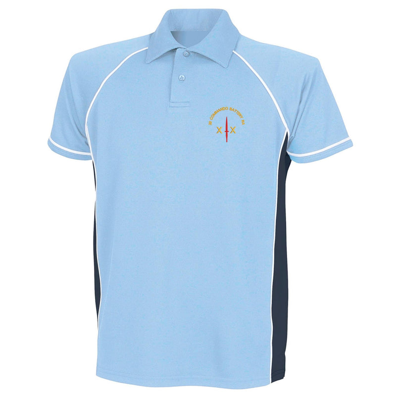 20 Commando Battery Royal Artillery Performance Polo