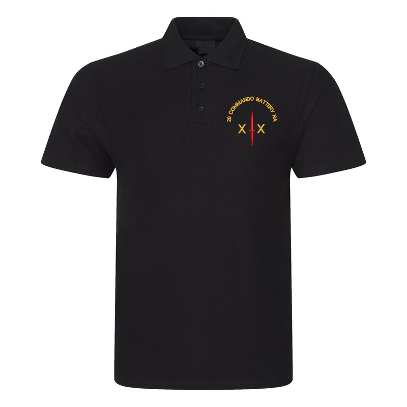 20 Commando Battery Royal Artillery Polo Shirt