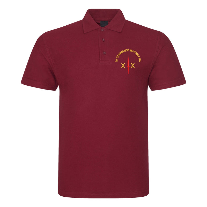 20 Commando Battery Royal Artillery Polo Shirt
