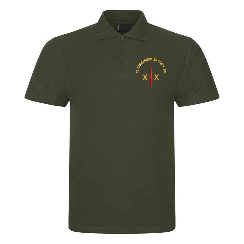 20 Commando Battery Royal Artillery Polo Shirt
