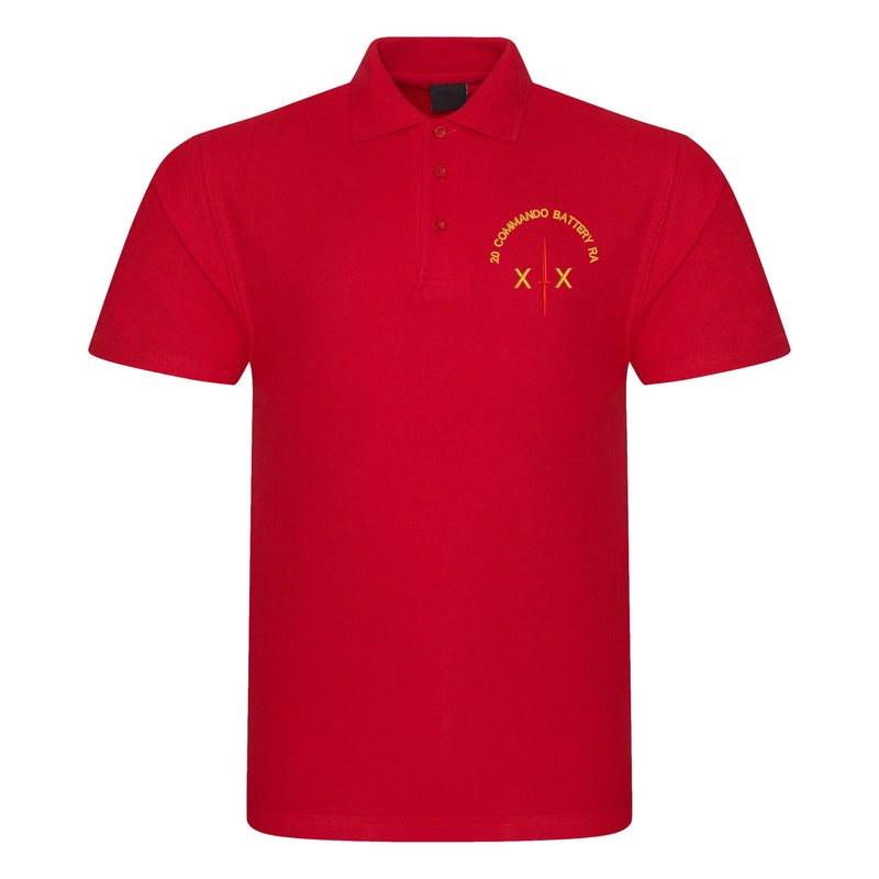 20 Commando Battery Royal Artillery Polo Shirt