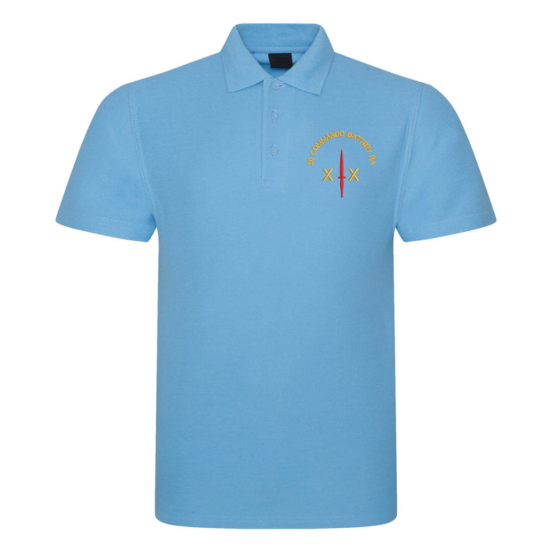 20 Commando Battery Royal Artillery Polo Shirt