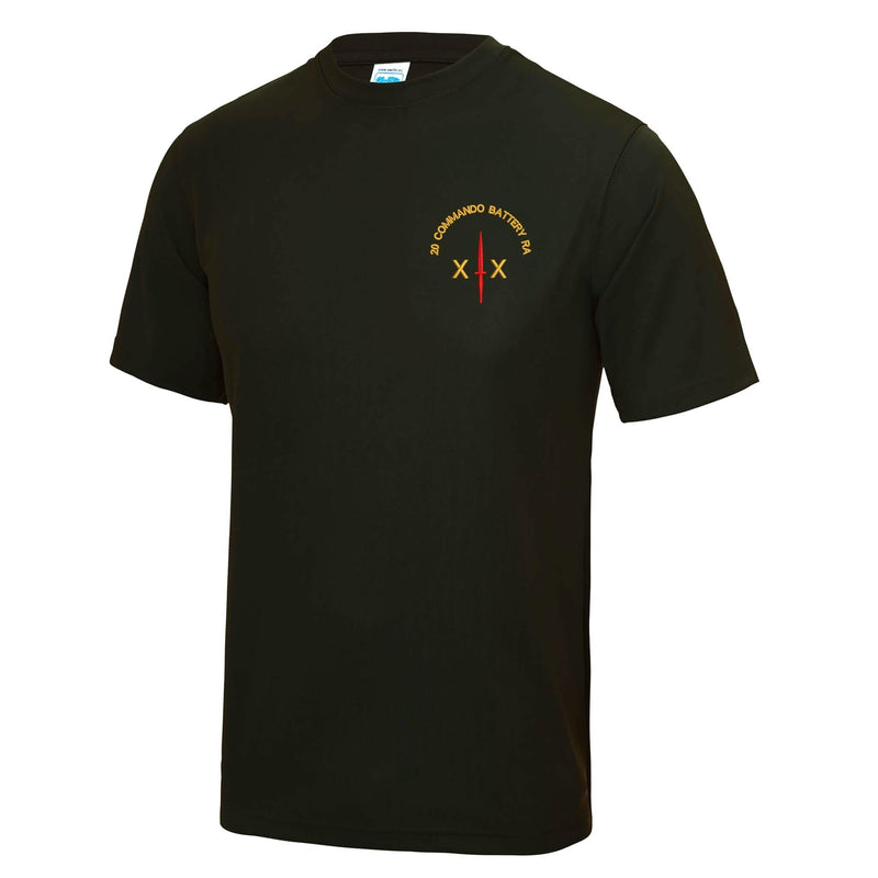 20 Commando Battery Royal Artillery Polyester T-Shirt