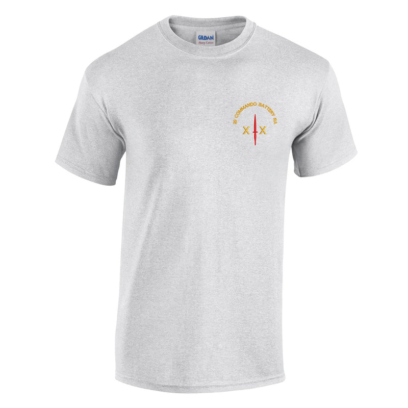 20 Commando Battery Royal Artillery Cotton T-Shirt
