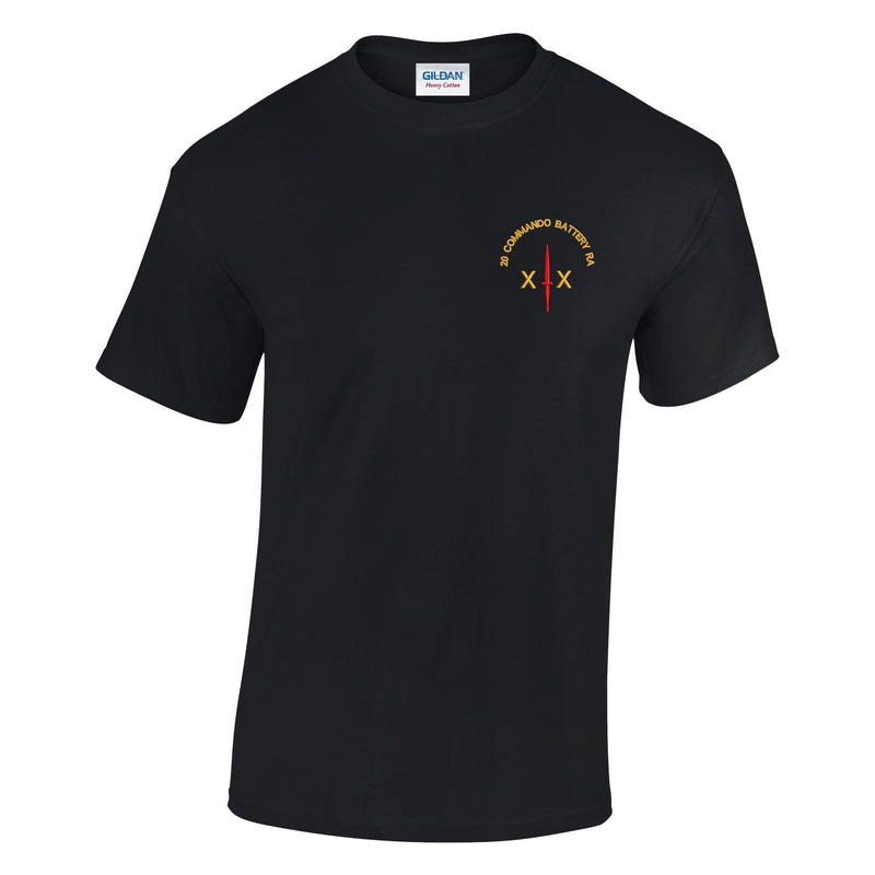 20 Commando Battery Royal Artillery Cotton T-Shirt
