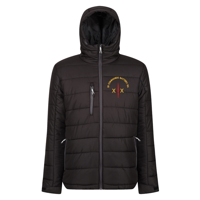 20 Commando Battery Royal Artillery Regatta Thermal Hooded Jacket
