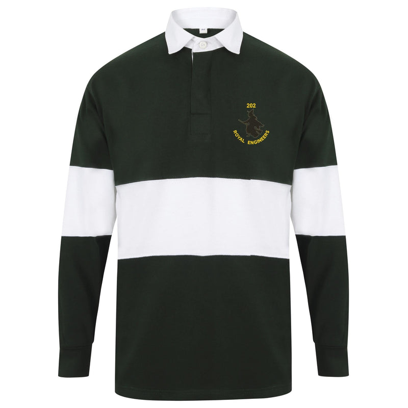 202 Field Squadron Royal Engineers Long Sleeve Panelled Rugby Shirt