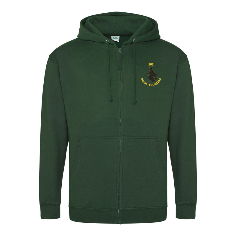 202 Field Squadron Royal Engineers Zipped Hoodie