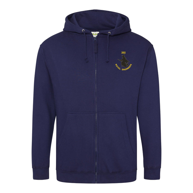 202 Field Squadron Royal Engineers Zipped Hoodie