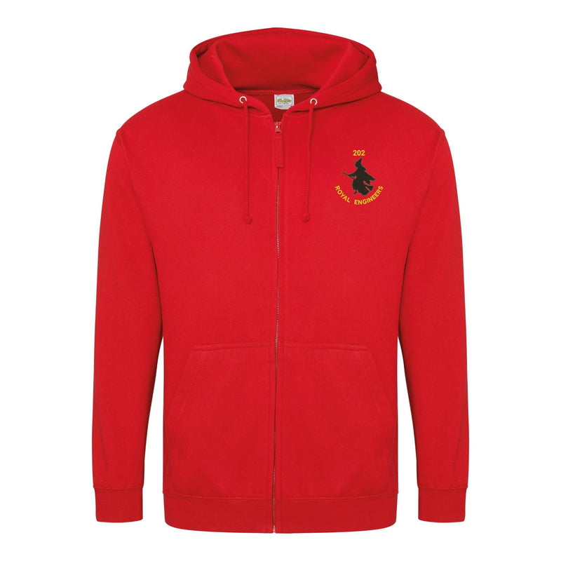 202 Field Squadron Royal Engineers Zipped Hoodie