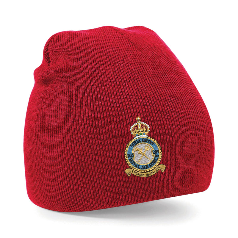 205 Squadron Royal Air Force Beanie Hat