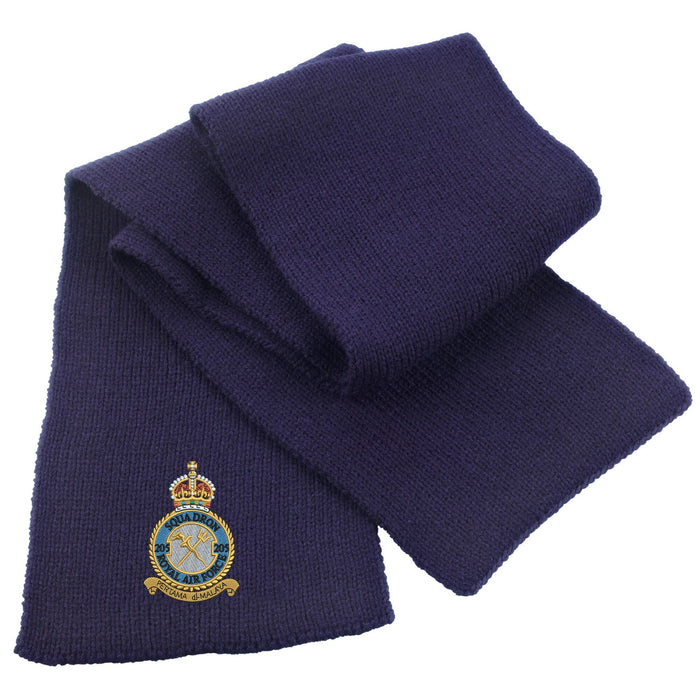 205 Squadron Royal Air Force Heavy Knit Scarf