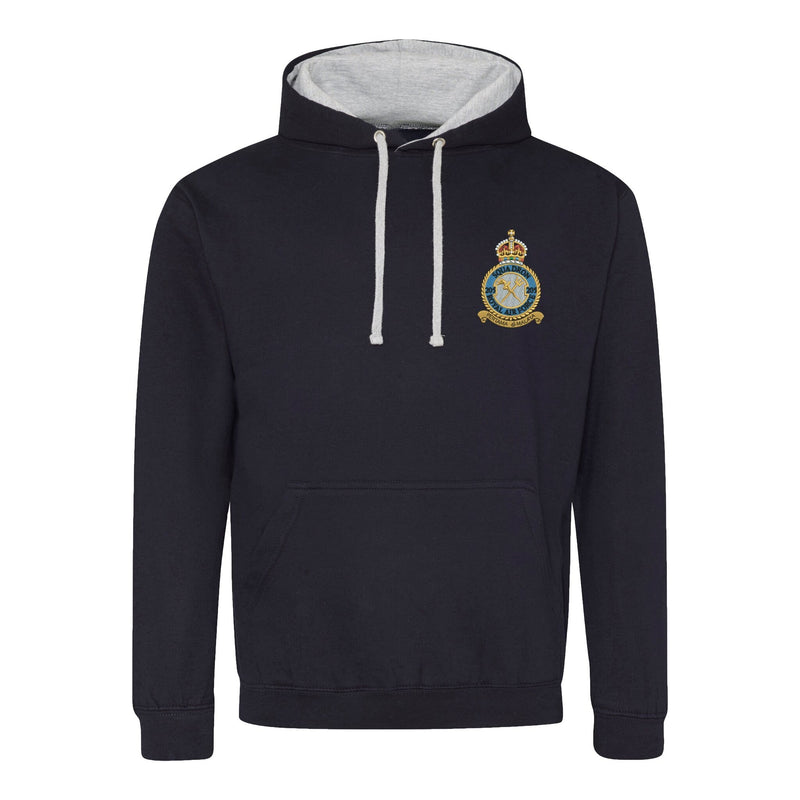 205 Squadron Royal Air Force Varsity Contrast Hoodie