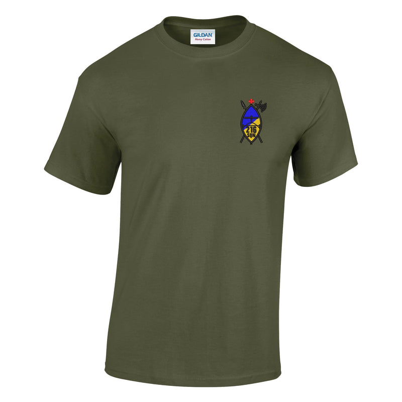 216 (Tynemouth) Transport Squadron RLC Cotton T-Shirt