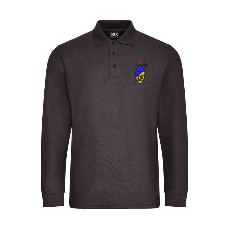 216 (Tynemouth) Transport Squadron RLC Long Sleeve Polo Shirt