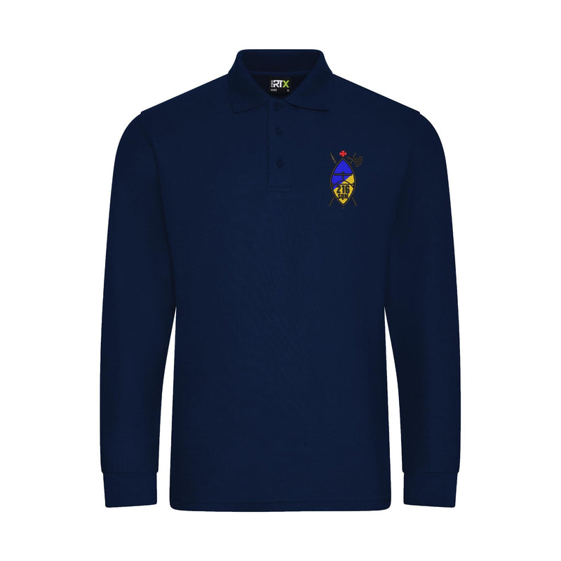 216 (Tynemouth) Transport Squadron RLC Long Sleeve Polo Shirt