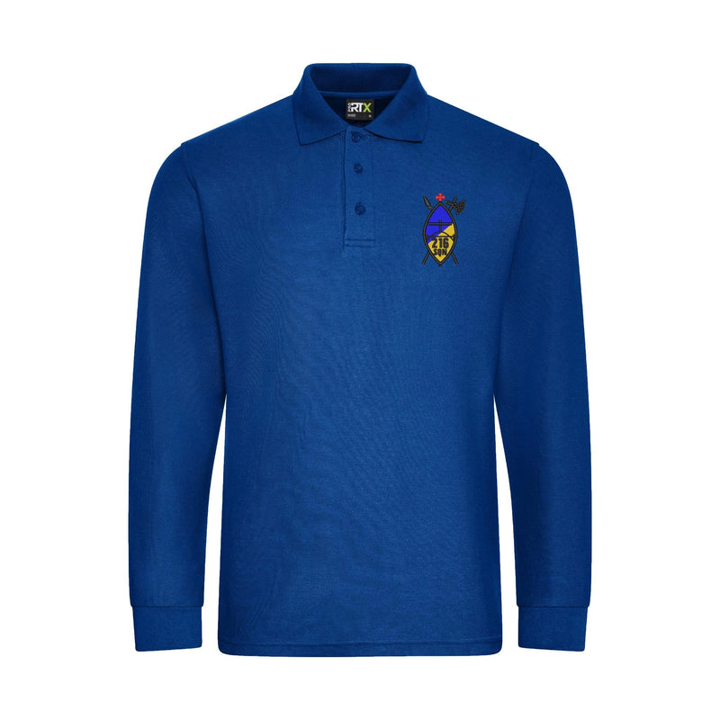 216 (Tynemouth) Transport Squadron RLC Long Sleeve Polo Shirt