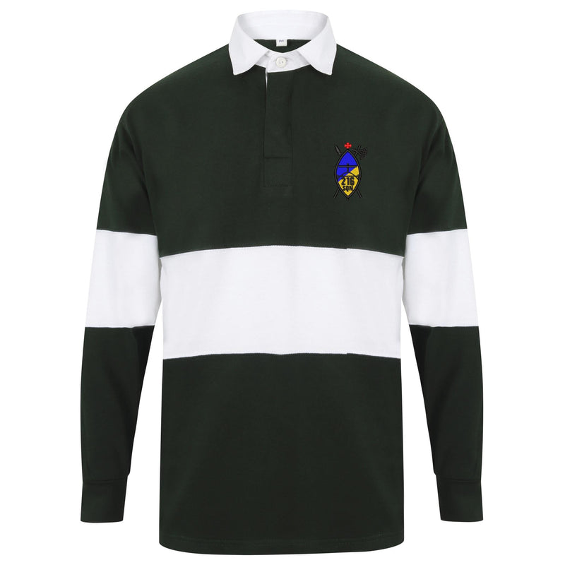 216 (Tynemouth) Transport Squadron RLC Long Sleeve Panelled Rugby Shirt