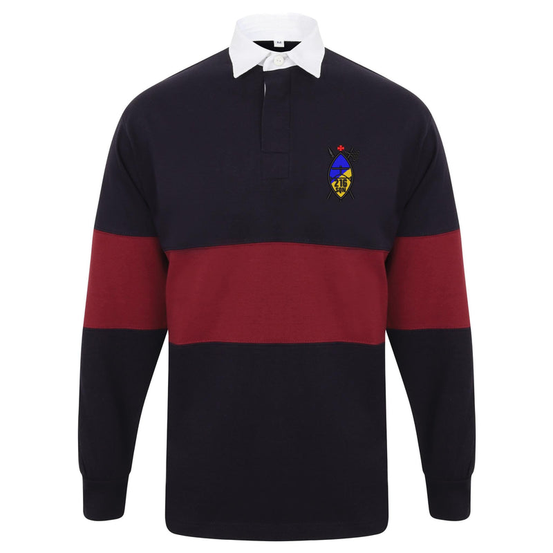 216 (Tynemouth) Transport Squadron RLC Long Sleeve Panelled Rugby Shirt