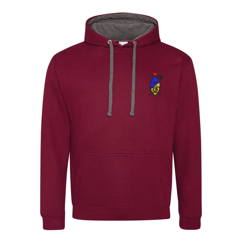 216 (Tynemouth) Transport Squadron RLC Varsity Contrast Hoodie