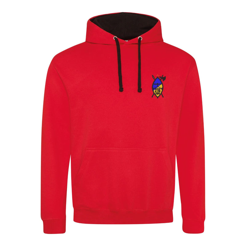 216 (Tynemouth) Transport Squadron RLC Varsity Contrast Hoodie