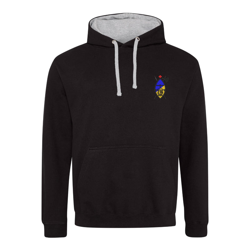 216 (Tynemouth) Transport Squadron RLC Varsity Contrast Hoodie