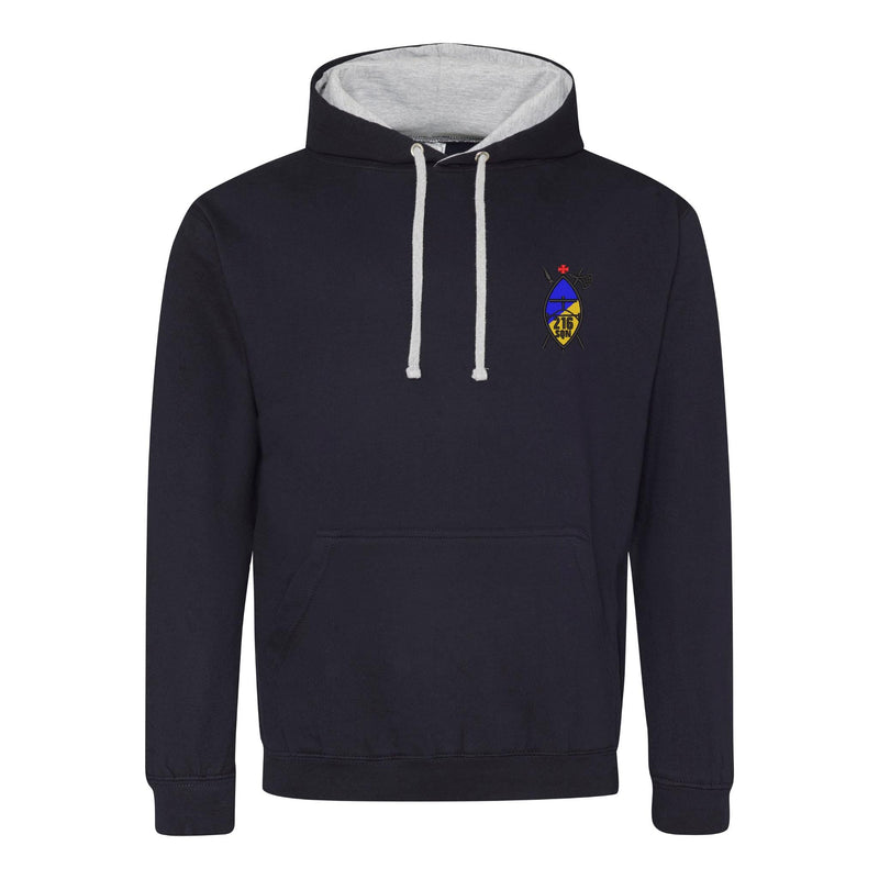 216 (Tynemouth) Transport Squadron RLC Varsity Contrast Hoodie