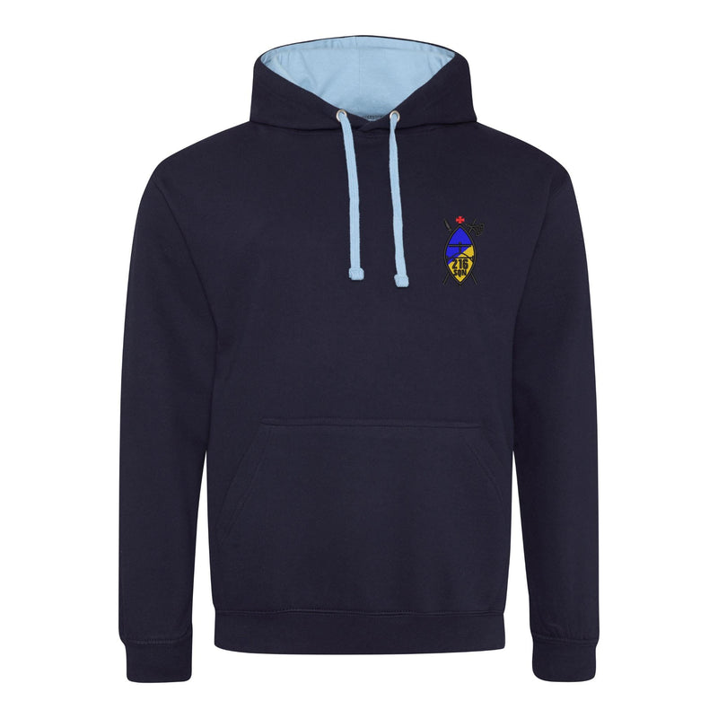 216 (Tynemouth) Transport Squadron RLC Varsity Contrast Hoodie