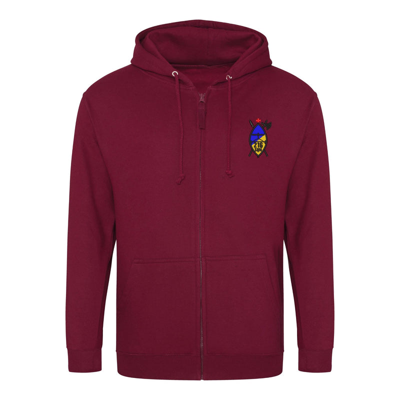 216 (Tynemouth) Transport Squadron RLC Zipped Hoodie