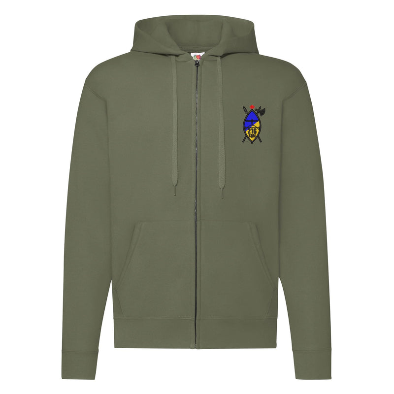 216 (Tynemouth) Transport Squadron RLC Zipped Hoodie