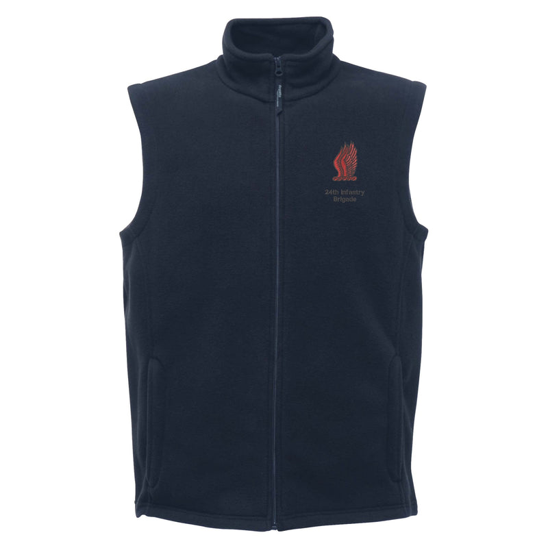 24th Infantry Brigade Regatta Fleece Bodywarmer