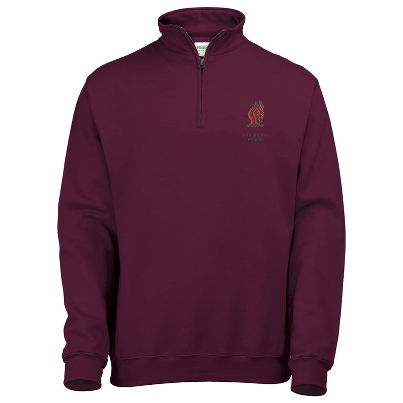 24th Infantry Brigade Quarter Zip Sweatshirt