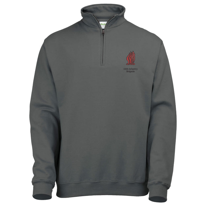 24th Infantry Brigade Quarter Zip Sweatshirt