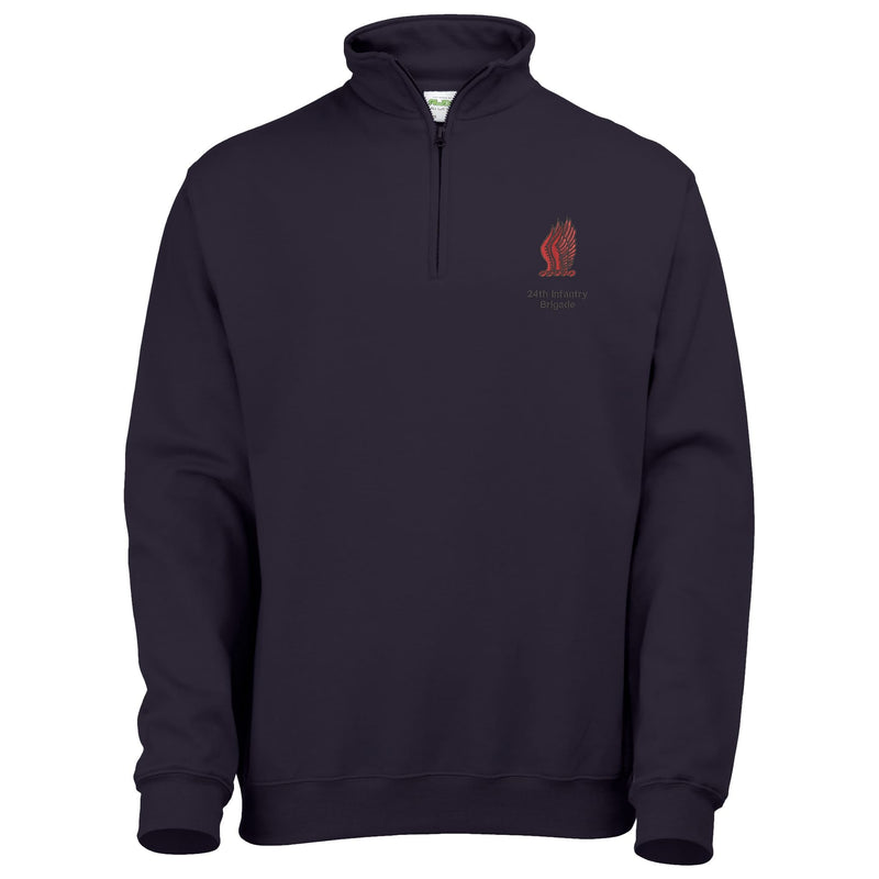 24th Infantry Brigade Quarter Zip Sweatshirt