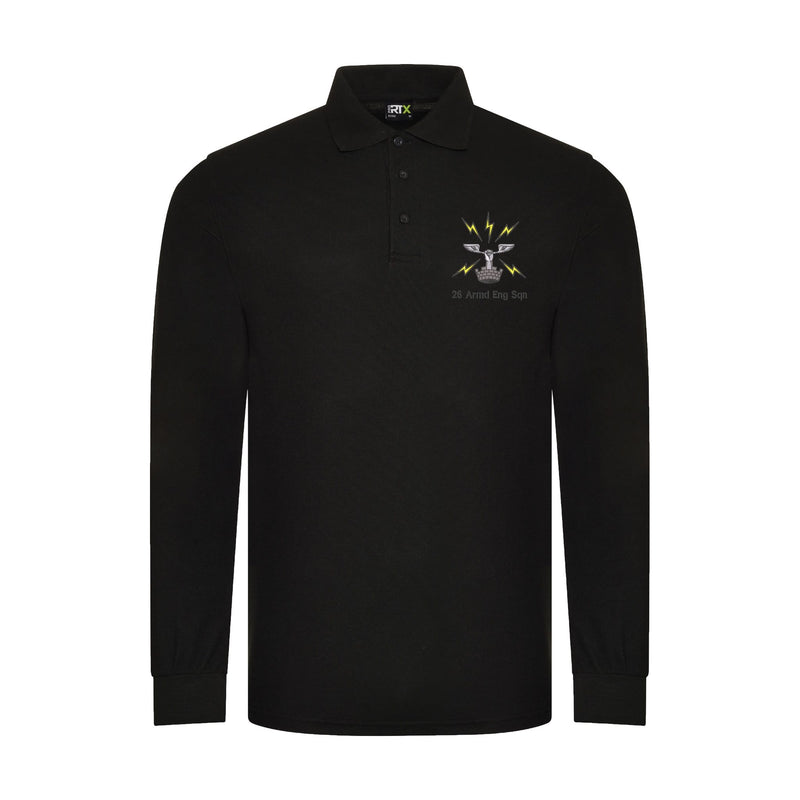 26 Armoured Engineer Squadron Long Sleeve Polo Shirt