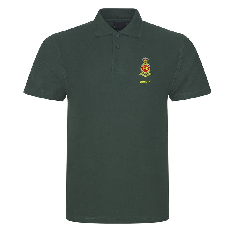 289 Parachute Battery RHA Polo Shirt
