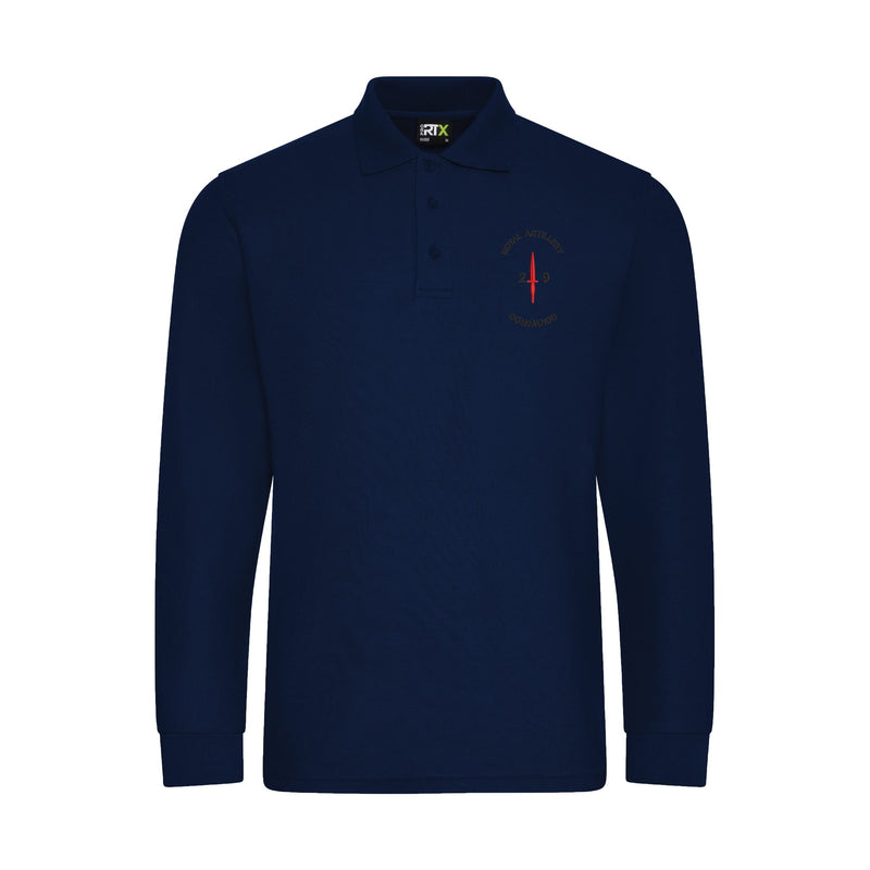 29 Commando Royal Artillery Dagger Long Sleeve Polo Shirt