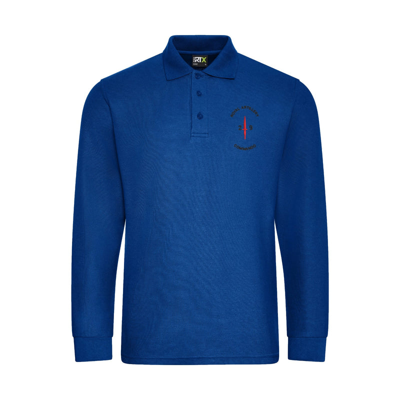 29 Commando Royal Artillery Dagger Long Sleeve Polo Shirt