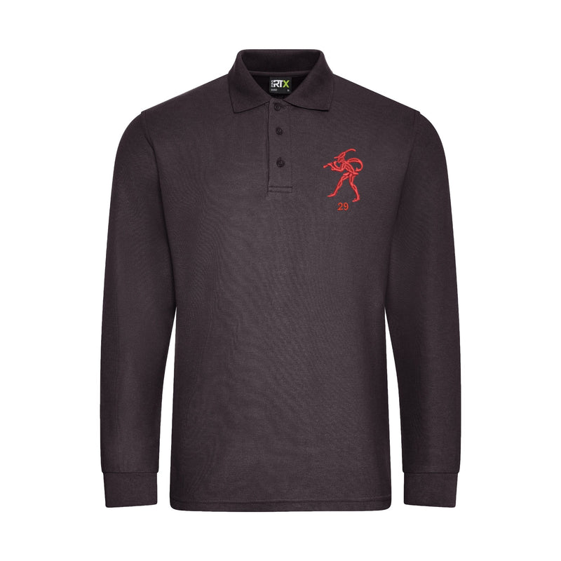 29 Field Squadron Long Sleeve Polo Shirt
