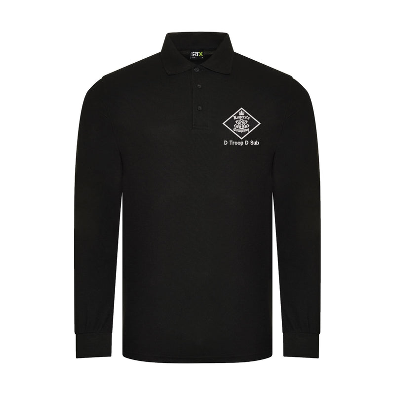 30 Battery (Rogers Company) Royal Artillery Long Sleeve Polo Shirt