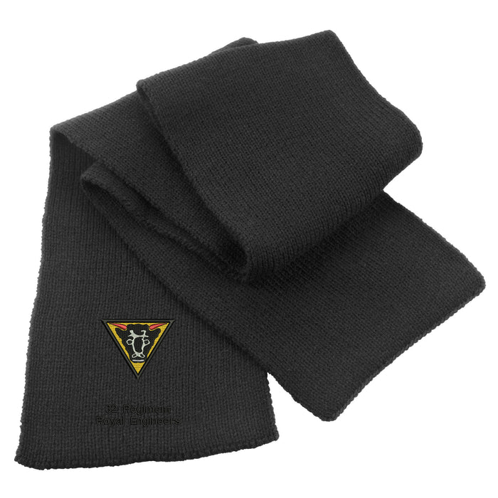 32 Regiment Royal Engineers Heavy Knit Scarf