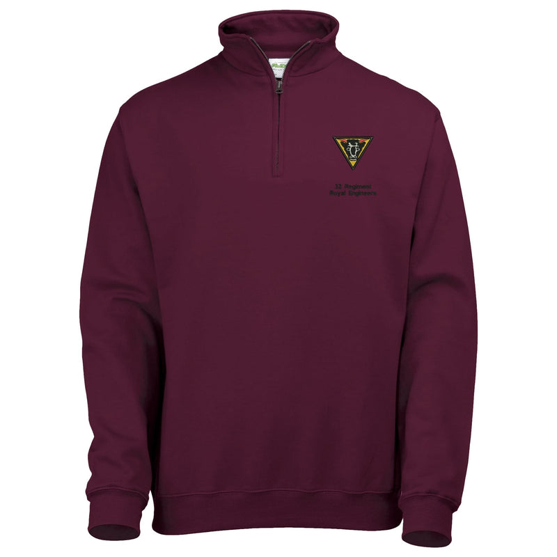 32 Regiment Royal Engineers Quarter Zip Sweatshirt