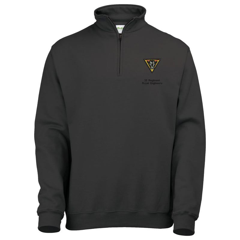 32 Regiment Royal Engineers Quarter Zip Sweatshirt