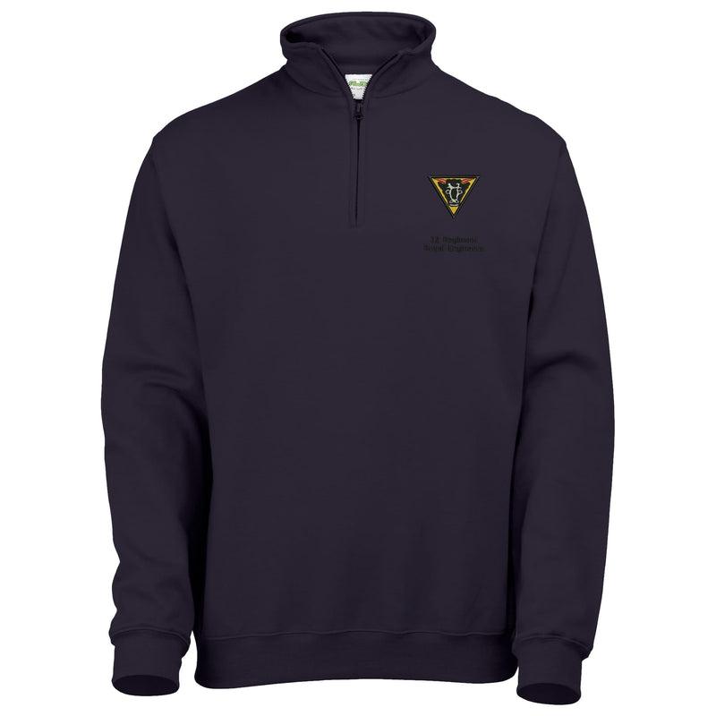 32 Regiment Royal Engineers Quarter Zip Sweatshirt