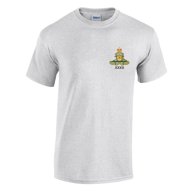 32nd Regiment Royal Artillery Cotton T-Shirt