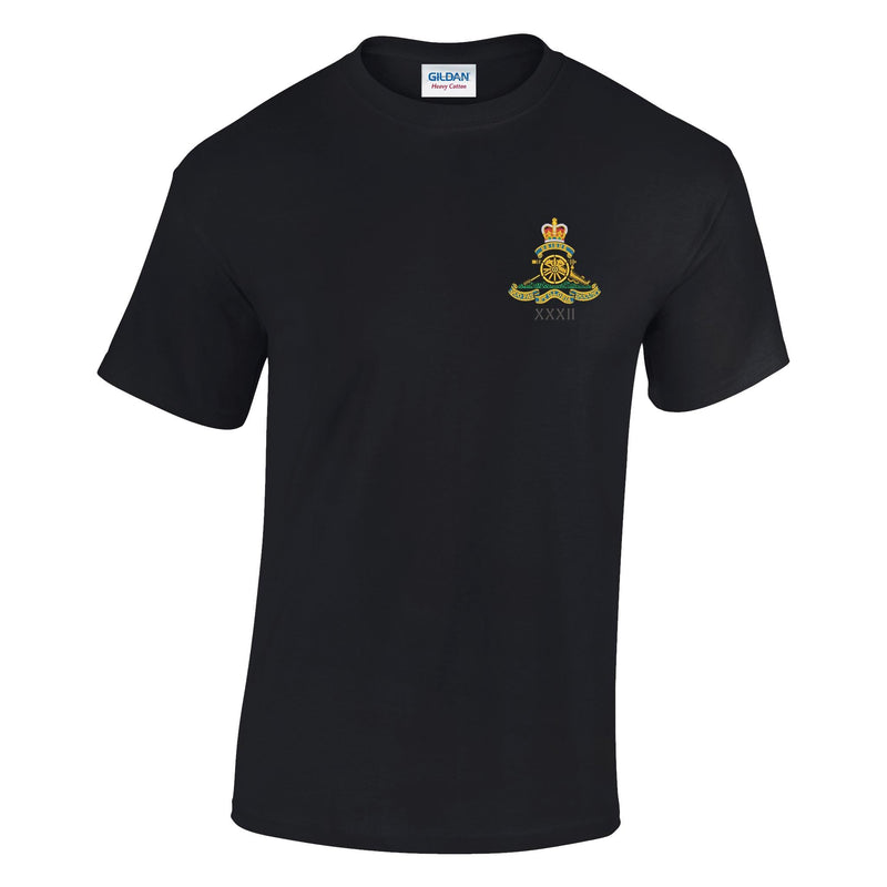 32nd Regiment Royal Artillery Cotton T-Shirt