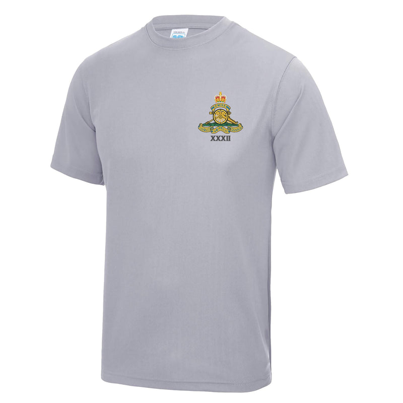 32nd Regiment Royal Artillery Polyester T-Shirt