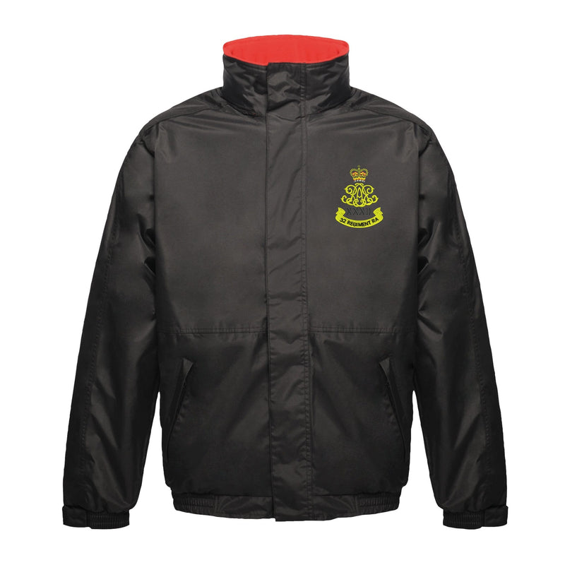 32nd Regiment Royal Artillery Regatta Waterproof Jacket With Hood