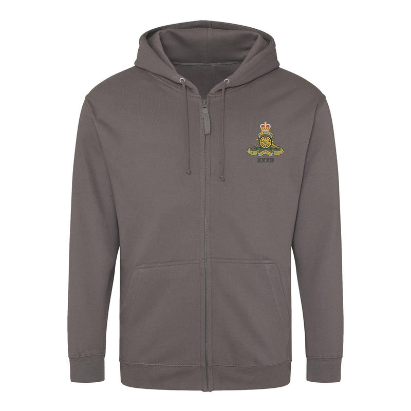 32nd Regiment Royal Artillery Zipped Hoodie